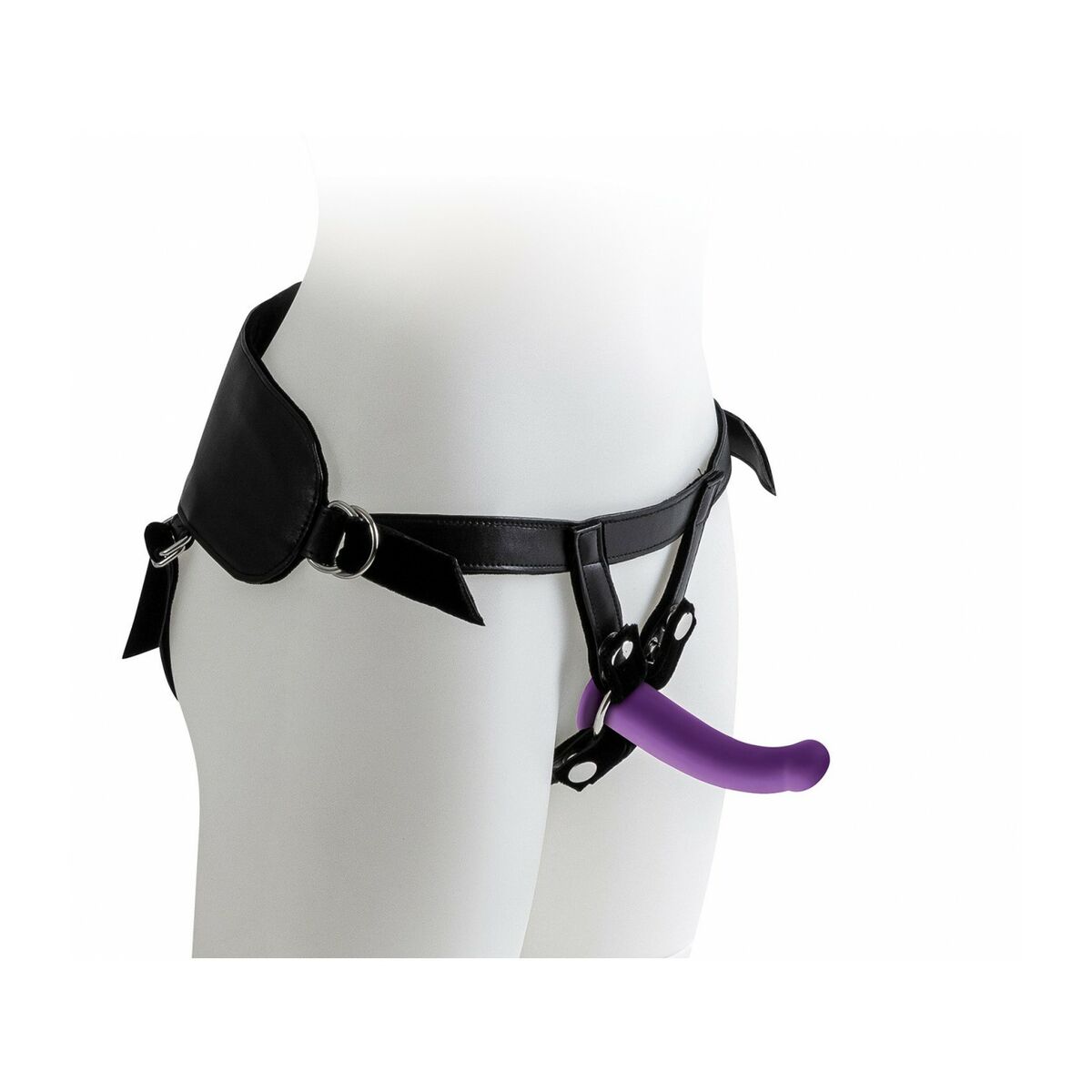 Dildo cu ham Virgite Mov S/M/L